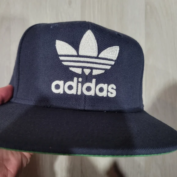 Adidas Men's Snapback Blue Hat - Picture 5 of 5